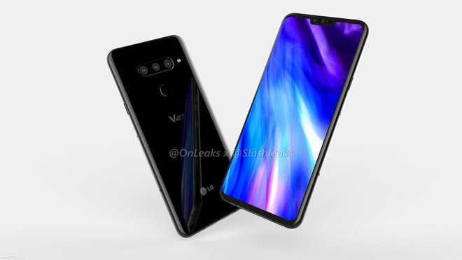LG V40 tiếp tục lộ hình ảnh thiết kế với tai thỏ, màn hình viền mỏng và 5 camera - Ảnh 2.