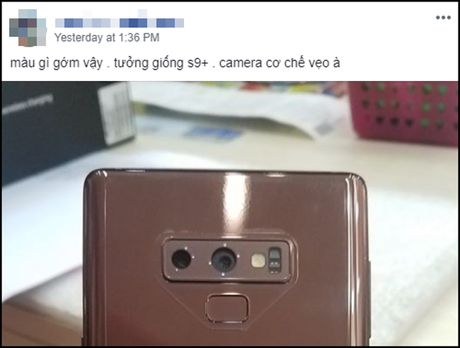 Nhiều người tá hỏa vì Galaxy Note 9 mới tinh đã lệch camera, Samsung lên đăng đàn sự thật ngay lập tức - Ảnh 2. Nhiều người tá hỏa vì Galaxy Note 9 mới tinh đã lệch camera, Samsung lên đăng đàn sự thật ngay lập tức - Ảnh 2.
