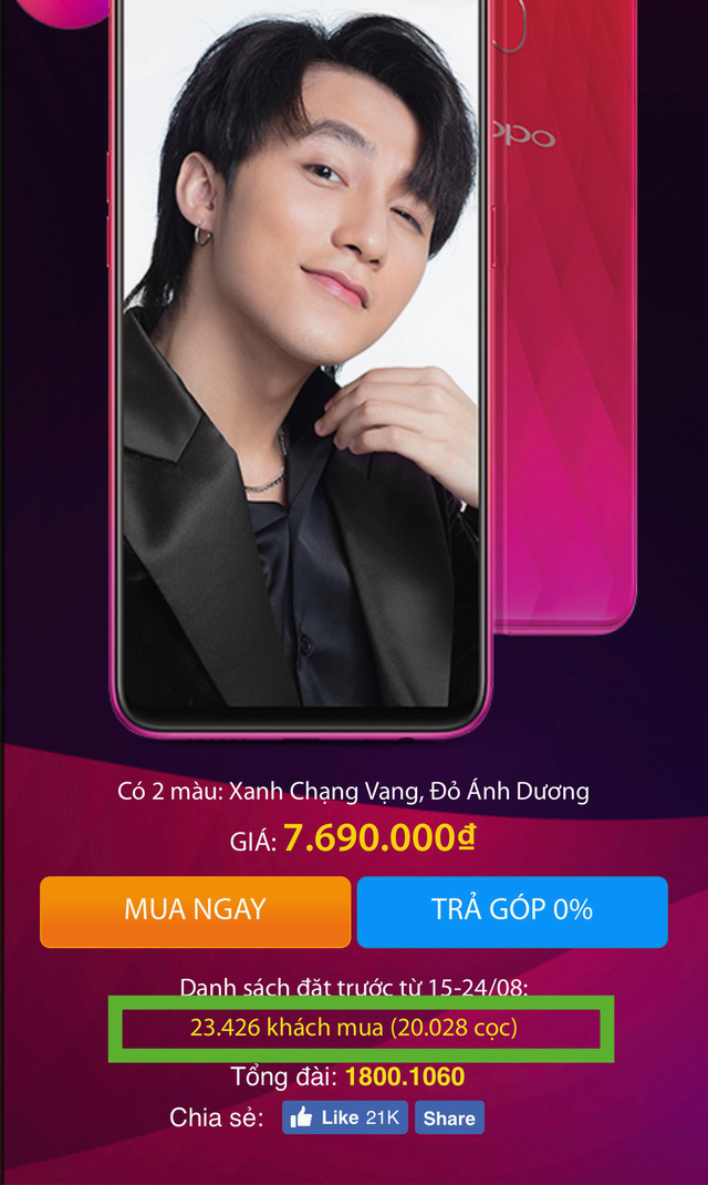 Sức hút khủng của OPPO F9 với 48,000 đơn đặt hàng trước chỉ trong 10 ngày - Ảnh 2.