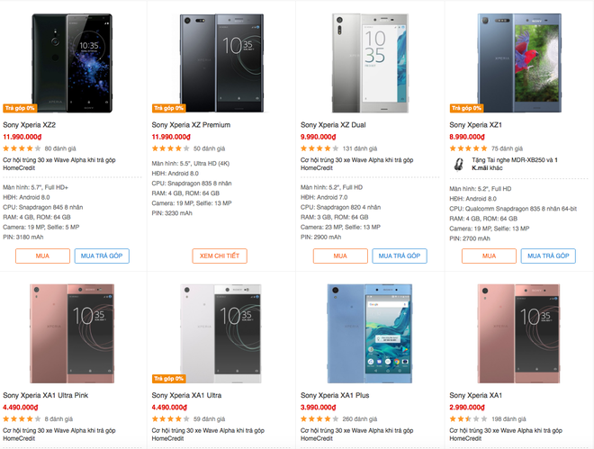 Sony rút khỏi thị trường smartphone Việt Nam? - Ảnh 2. Sony rút khỏi thị trường smartphone Việt Nam? - Ảnh 2.