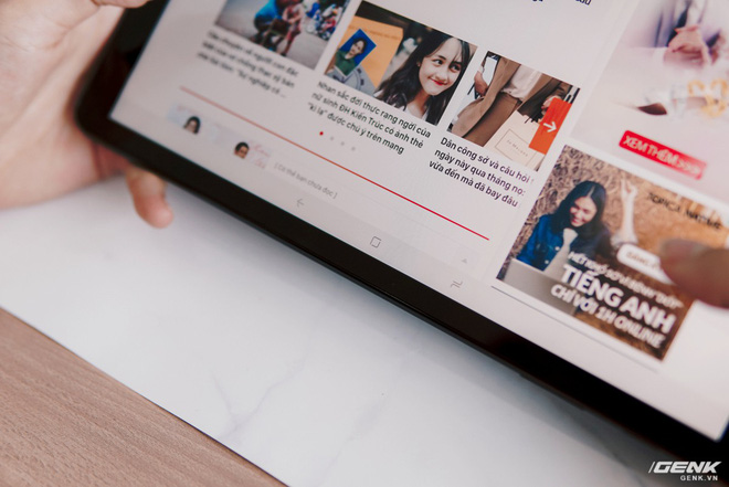 Trên tay Galaxy Tab A 10.5 mới: Cỗ máy giải trí 4 loa Dolby Atmos, pin lớn, hỗ trợ sạc nhanh, 4G LTE và nhận diện khuôn mặt - Ảnh 7. Trên tay Galaxy Tab A 10.5 mới: Cỗ máy giải trí 4 loa Dolby Atmos, pin lớn, hỗ trợ sạc nhanh, 4G LTE và nhận diện khuôn mặt - Ảnh 7.