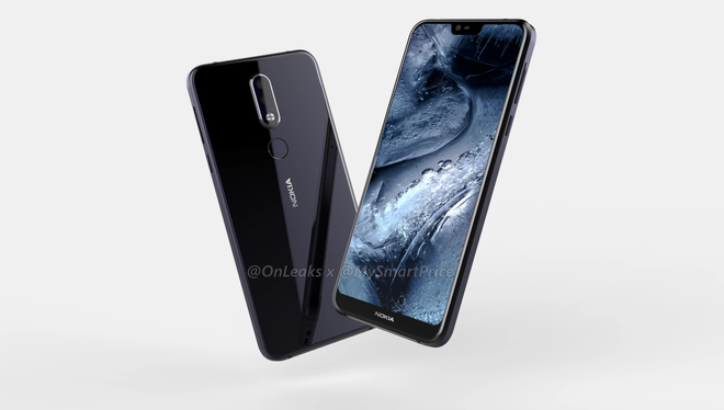 Ảnh render của Nokia 7.1 Plus rò rỉ: có tai thỏ và camera kép - Ảnh 2. Ảnh render của Nokia 7.1 Plus rò rỉ: có tai thỏ và camera kép - Ảnh 2.