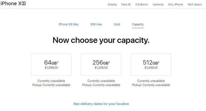 Thật kinh hoàng, iPhone Xs Max bản đắt nhất có giá tới 34 triệu chưa thuế, phí - Ảnh 2. Thật kinh hoàng, iPhone Xs Max bản đắt nhất có giá tới 34 triệu chưa thuế, phí - Ảnh 2.