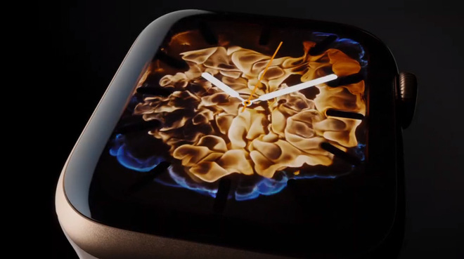 Apple Watch Series 4 ra mắt: Màn hình OLED lớn hơn 35%, hình nền động nhả khói, vẽ điện tâm đồ, phát hiện ngã nhưng pin y như cũ - Ảnh 3.