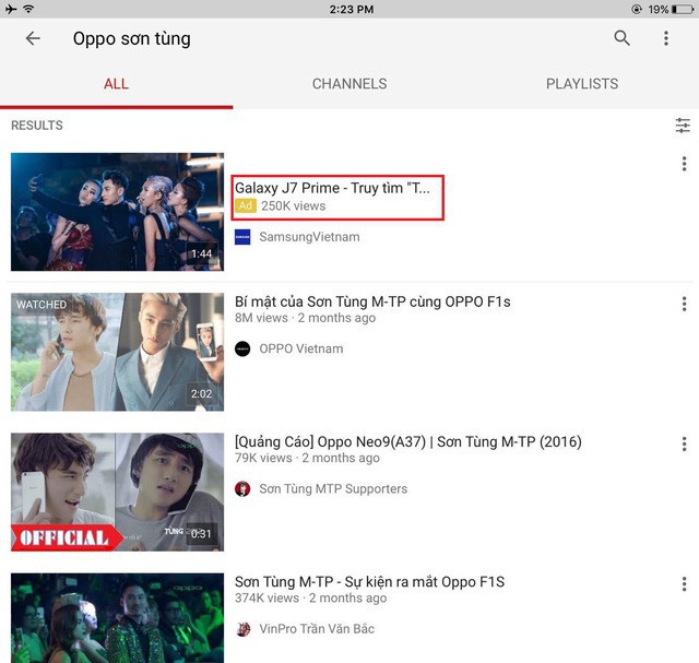 Không riêng Ovaltine dìm đối thủ, Samsung cũng từng tung video có Isaac “đá xoáy” quảng cáo có Sơn Tùng MTP của Oppo - Ảnh 5. Không riêng Ovaltine dìm đối thủ, Samsung cũng từng tung video có Isaac “đá xoáy” quảng cáo có Sơn Tùng MTP của Oppo - Ảnh 5.