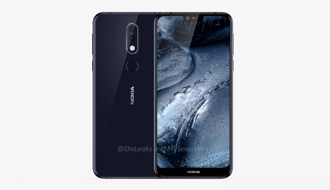 Ảnh render của Nokia 7.1 Plus rò rỉ: có tai thỏ và camera kép - Ảnh 1. Ảnh render của Nokia 7.1 Plus rò rỉ: có tai thỏ và camera kép - Ảnh 1.