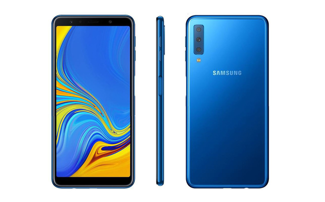 Samsung chính thức trình làng Galaxy A7 (2018), 3 camera sau, cảm biến vân tay ở bên sườn - Ảnh 1. Samsung chính thức trình làng Galaxy A7 (2018), 3 camera sau, cảm biến vân tay ở bên sườn - Ảnh 1.