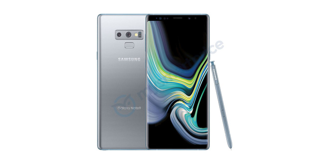 Lộ diện phiên bản Galaxy Note 9 màu bạc - Ảnh 2. Lộ diện phiên bản Galaxy Note 9 màu bạc - Ảnh 2.