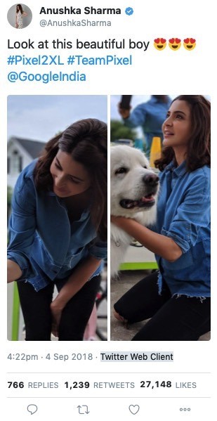 Quảng cáo Pixel 2 chụp đẹp nhưng diễn viên Ấn Độ này lại dùng iPhone để đăng ảnh lên Twitter - Ảnh 3. Quảng cáo Pixel 2 chụp đẹp nhưng diễn viên Ấn Độ này lại dùng iPhone để đăng ảnh lên Twitter - Ảnh 3.