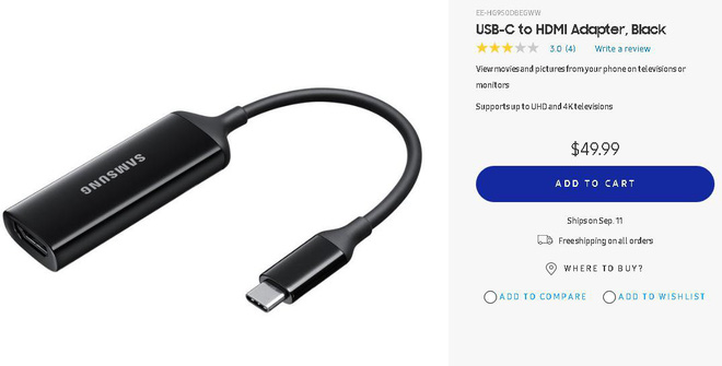 Samsung bắt đầu bán ra bộ chuyển USB-C to HDMI để biến Galaxy Note 9 thành một chiếc PC thực thụ với giá chỉ 49,99 USD - Ảnh 2. Samsung bắt đầu bán ra bộ chuyển USB-C to HDMI để biến Galaxy Note 9 thành một chiếc PC thực thụ với giá chỉ 49,99 USD - Ảnh 2.