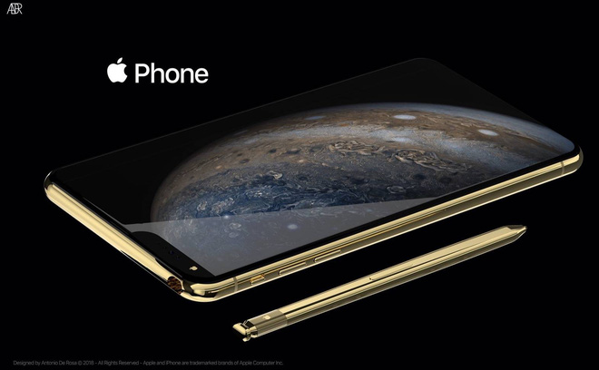 Concept iPhone 2019 với bút cảm ứng, tai thỏ lệch về bên trái và 5 camera - Ảnh 3.