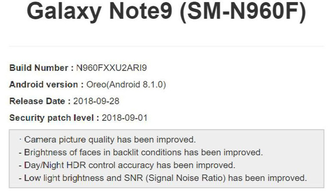 Bản cập nhật mới sẽ khiến camera của Galaxy Note9 trở nên tuyệt vời hơn nữa - Ảnh 2.