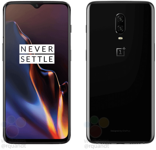 OnePlus 6T lộ diện với thiết kế thay đổi, màn hình waterdrop, có màu đen bóng và đen nhám - Ảnh 1. OnePlus 6T lộ diện với thiết kế thay đổi, màn hình waterdrop, có màu đen bóng và đen nhám - Ảnh 1.