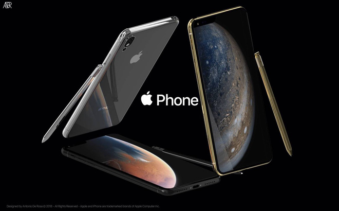 Concept iPhone 2019 với bút cảm ứng, tai thỏ lệch về bên trái và 5 camera - Ảnh 2.