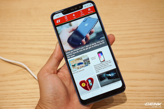 Ảnh thực tế Xiaomi Redmi Note 6 Pro: Snapdragon 636, màn tai thỏ, lần đầu có 4 camera, mặt lưng không ấn tượng, giá 5 triệu đồng - Ảnh 3. Ảnh thực tế Xiaomi Redmi Note 6 Pro: Snapdragon 636, màn tai thỏ, lần đầu có 4 camera, mặt lưng không ấn tượng, giá 5 triệu đồng - Ảnh 3.