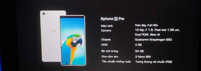 Bphone 3 và Bphone 3 Pro lộ diện trước giờ ra mắt, giá 6.99 và 9.99 triệu đồng - Ảnh 1. Bphone 3 và Bphone 3 Pro lộ diện trước giờ ra mắt, giá 6.99 và 9.99 triệu đồng - Ảnh 1.