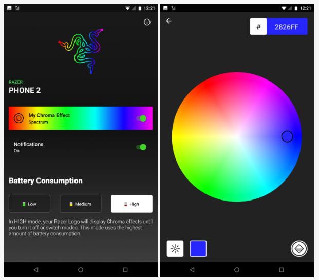 Cận cảnh Razer Phone 2: Mặt lưng bằng kính, logo phát sáng hiệu ứng Chroma, kích thước không thay đổi - Ảnh 4. Cận cảnh Razer Phone 2: Mặt lưng bằng kính, logo phát sáng hiệu ứng Chroma, kích thước không thay đổi - Ảnh 4.